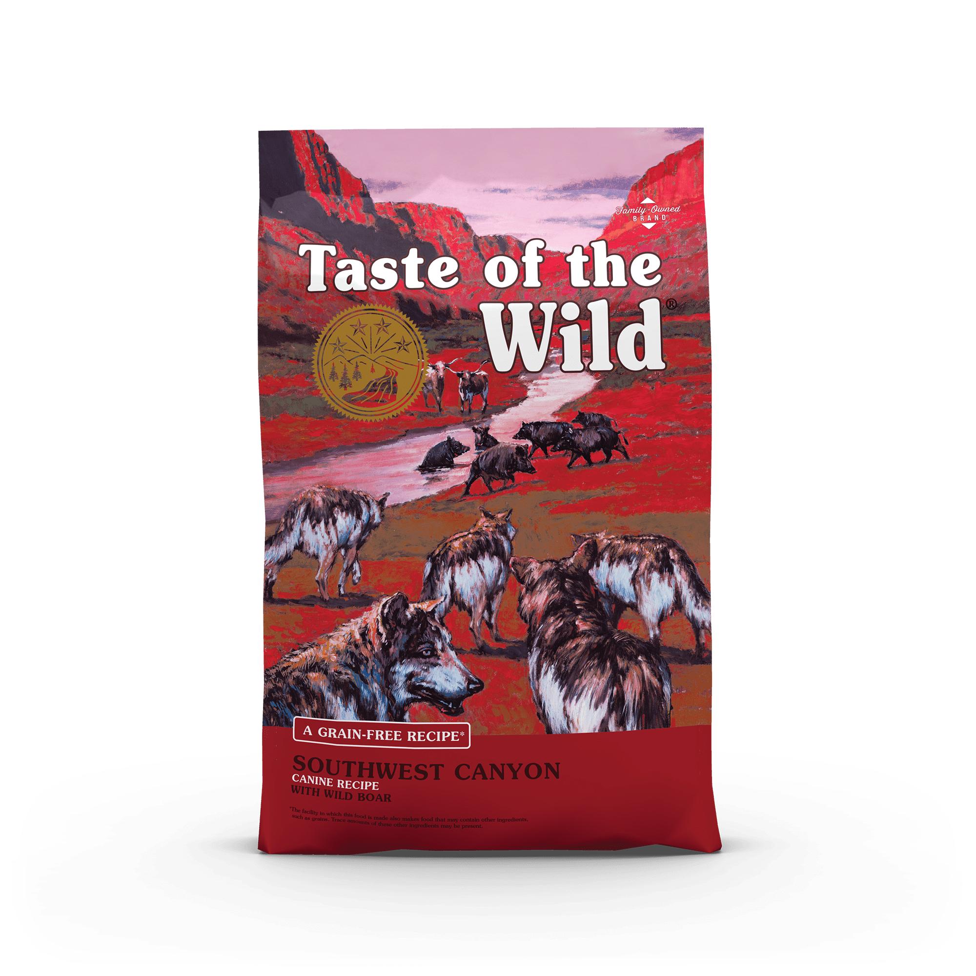 Taste of the Wild Southwest Canyon Grain-Free Dry Dog Food, 5-lb