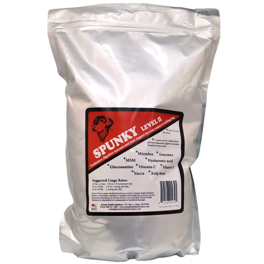 Animal Health Solutions Spunky Level II Dog Supplement, 4-lb (Size: 4-lb)