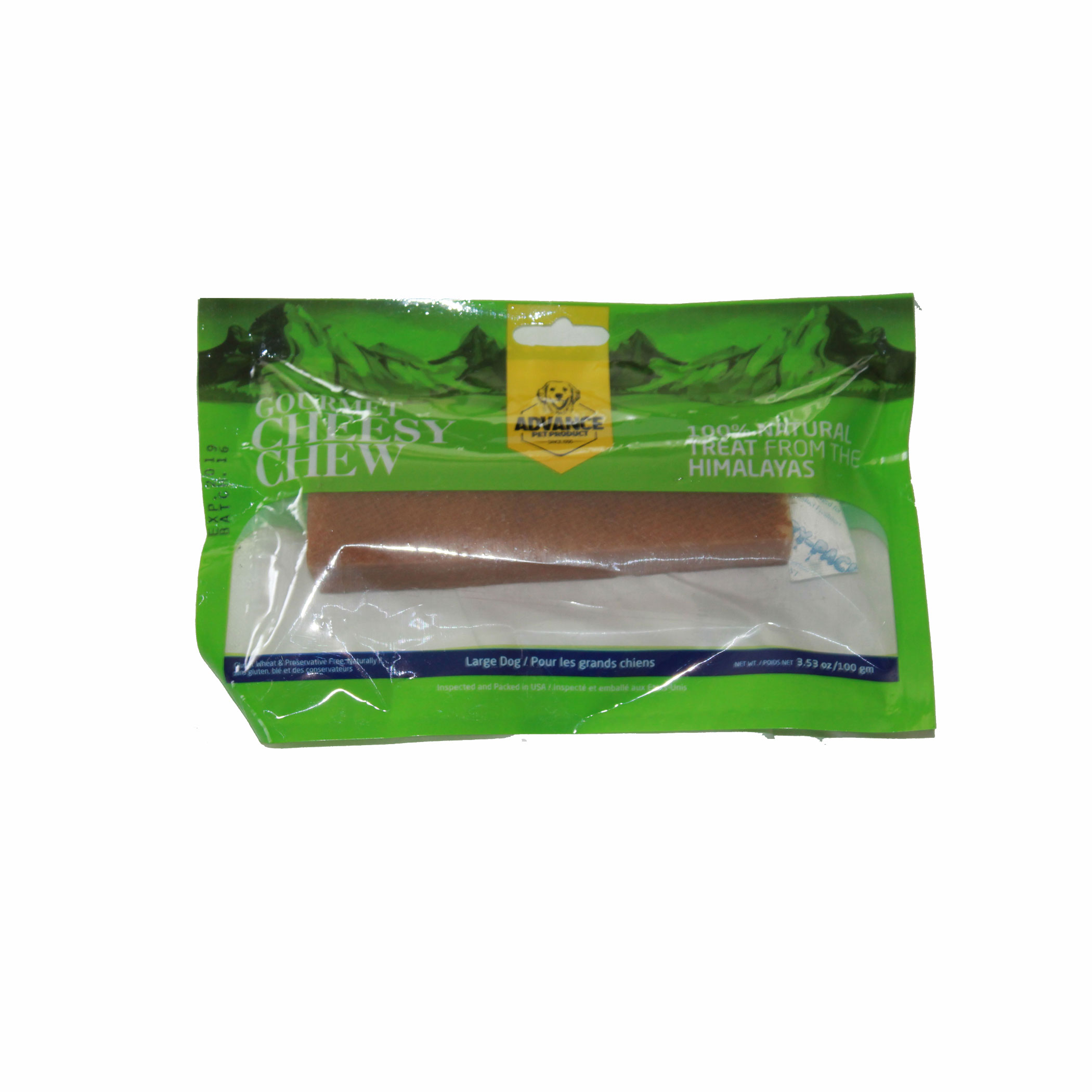 Advance Pet Product Cheesy Chew Dog Treats, Large