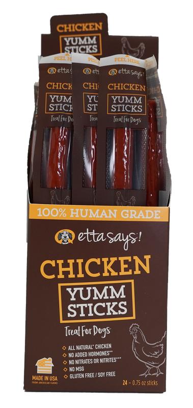 Etta Says! Yumm Sticks Chicken Dog Treats, 1-count