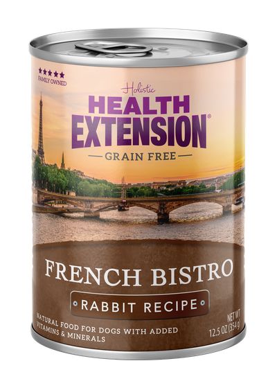 Health Extension French Bistro Rabbit Recipe Wet Dog Food