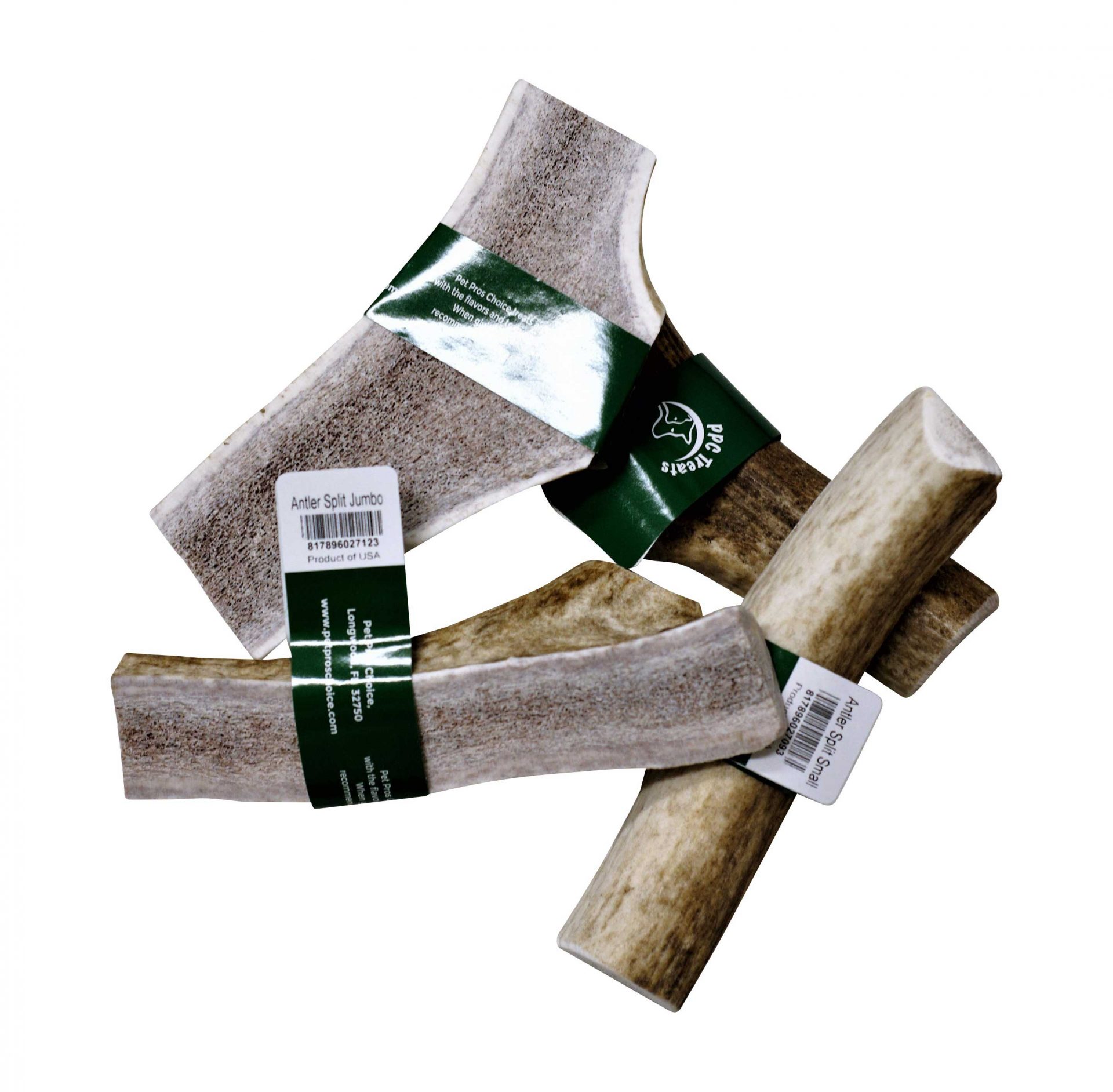 Pet Pros Choice Elk Antler Split Dog Treats, Small  (Size: Small)