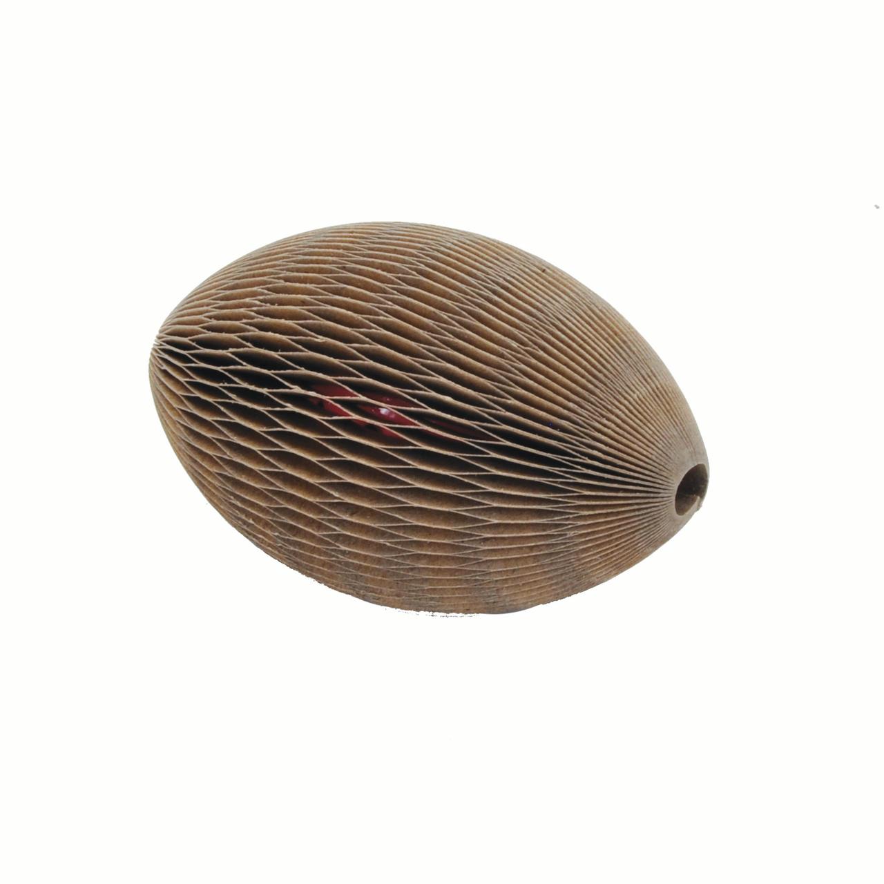 Turbo Corrugated Egg Cat Toy, 4.25-in (Size: 4.25-in)