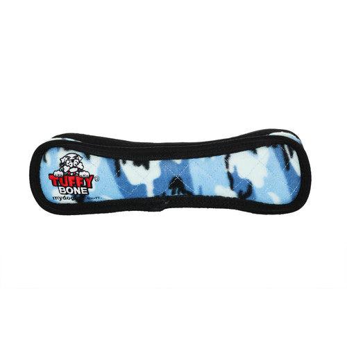Tuffy Ultimate Bone Dog Toy, Camo Blue