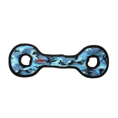 Tuffy Ultimate Tug-O-War Dog Toy, Camo Blue (Size: Camo Blue)