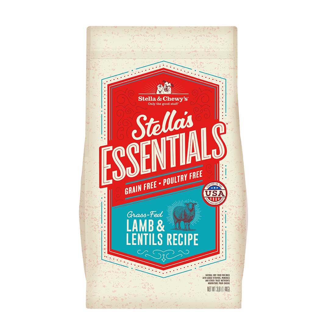 Stella & Chewy's Essentials Grain-Free Lamb & Lentils Dry Dog Food