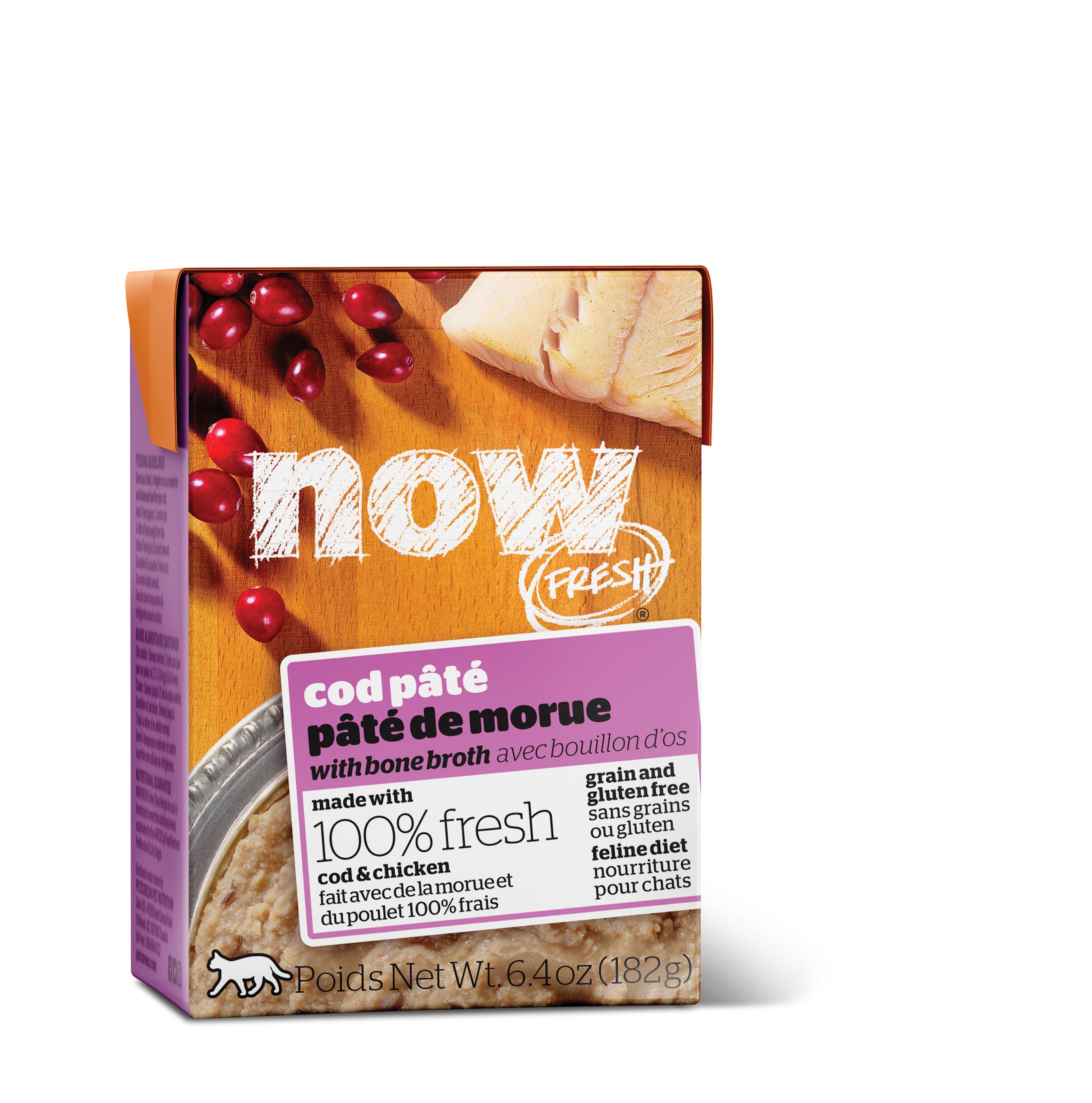 NOW FRESH Cod Pate Grain Free Wet Cat Food 6.4 oz Brantford