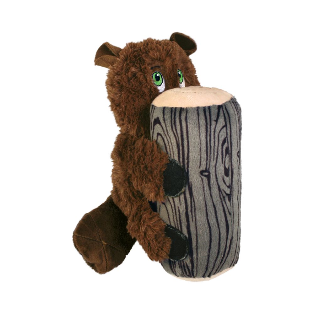KONG Huggz Hiderz Raccoon Dog Toy, Small
