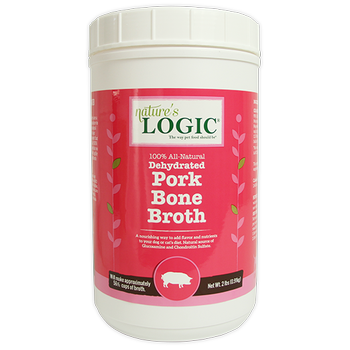 Nature's Logic Dehydrated Pork Bone Broth for Dogs & Cats, 12-oz