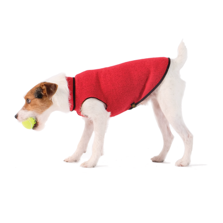 Goldpaw Eco Fleece Dog Pullover, Ruby Red