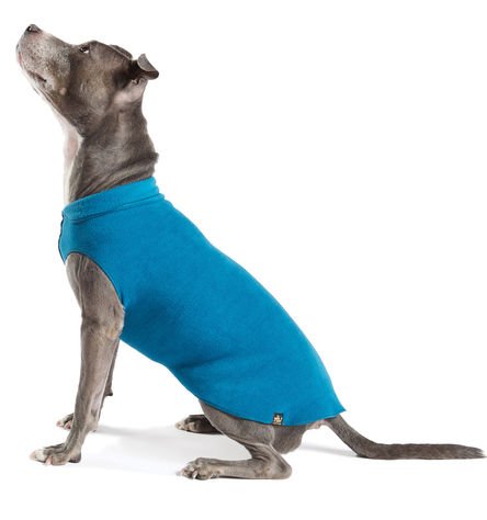 Goldpaw Stretch Fleece Dog Coat, Marine Blue, 28