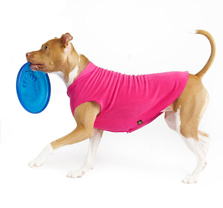 Goldpaw Stretch Fleece Dog Coat, Fuchsia, 22