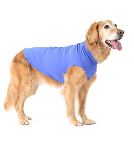 Goldpaw Stretch Fleece Dog Coat, Cornflower Blue, 30