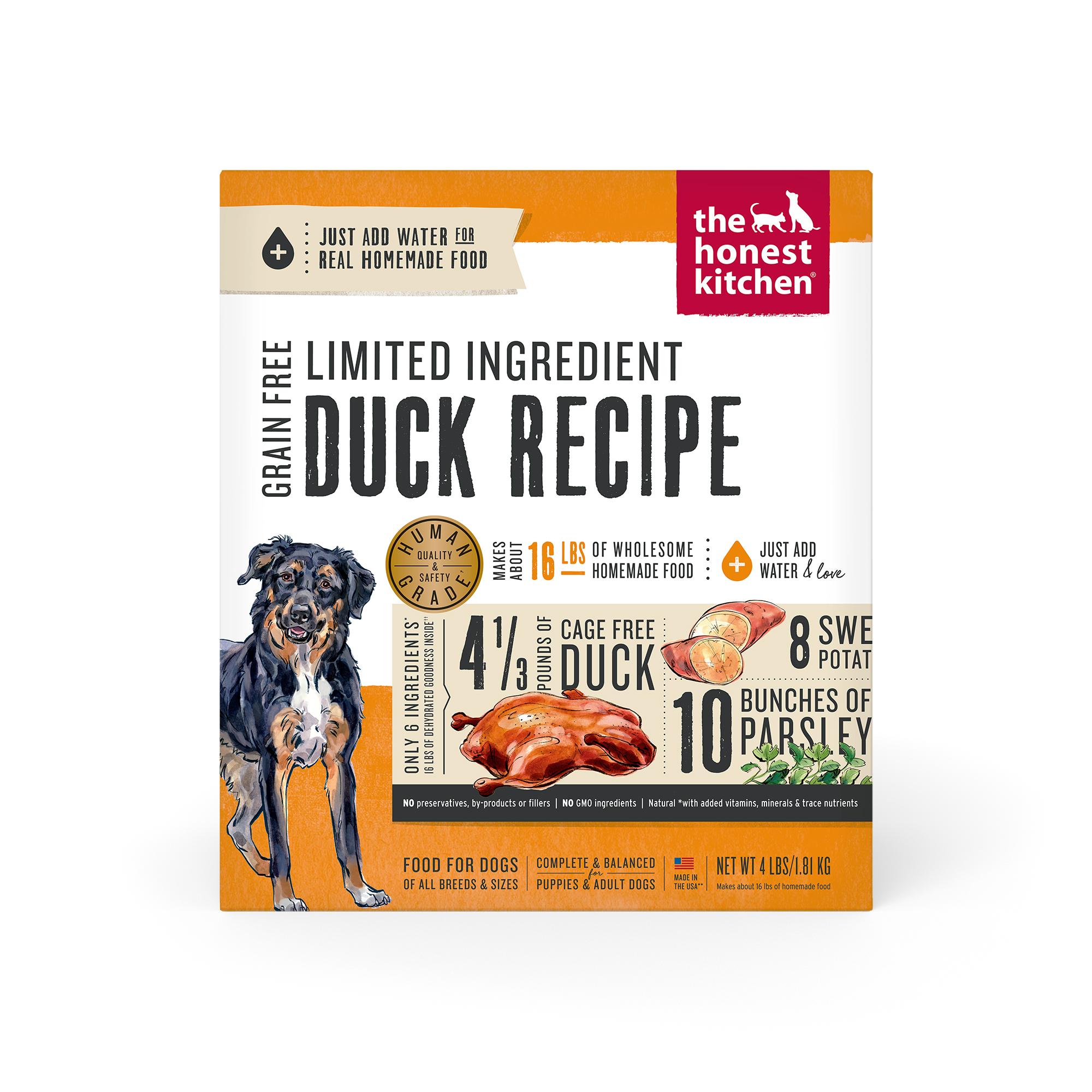 The Honest Kitchen Limited Ingredient Duck Grain-Free Dehydrated Dog Food