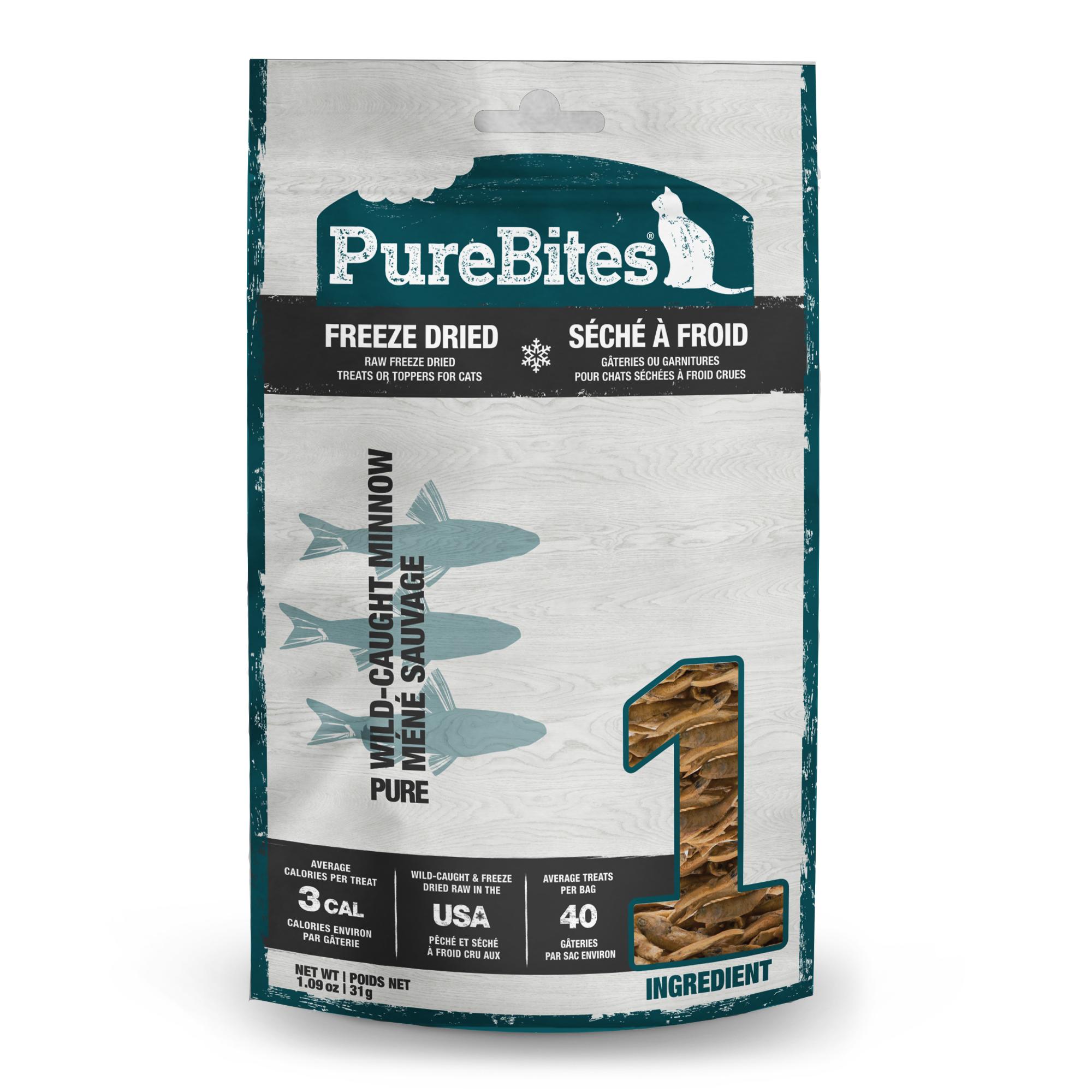 PureBites Wild-Caught Minnow Freeze-Dried Cat Treats
