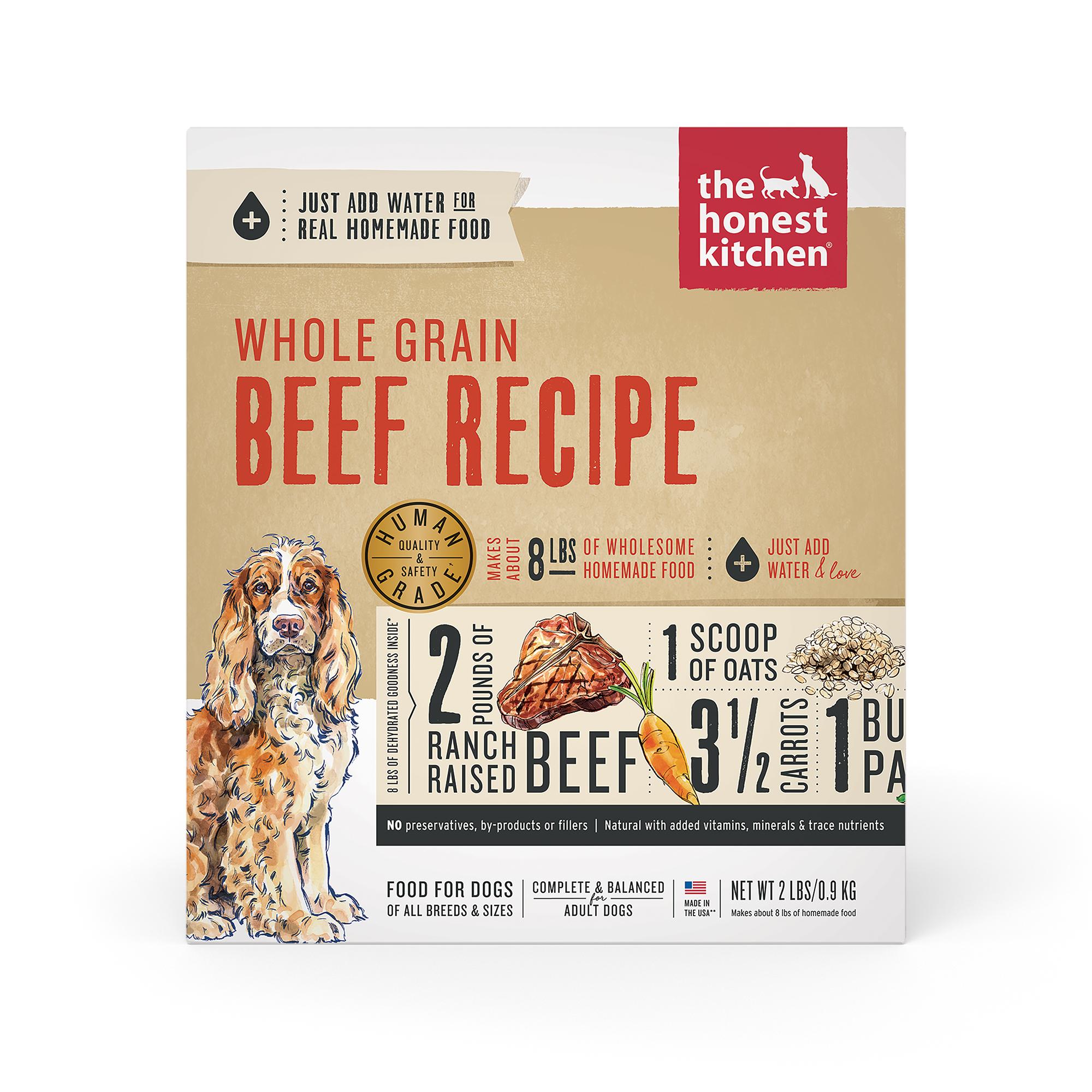 The Honest Kitchen Beef Whole Grain Dehydrated Dog Food