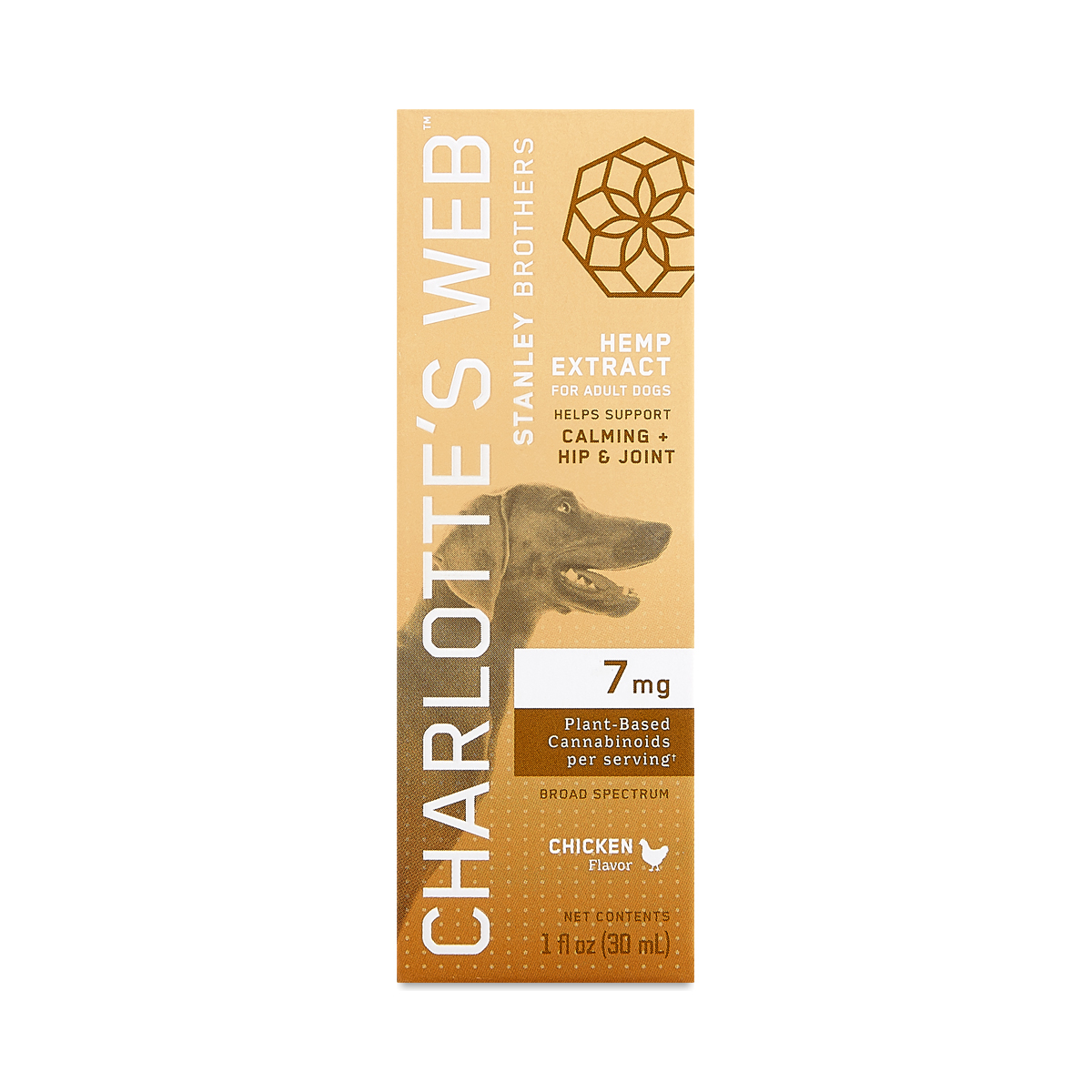 Charlotte's Web Extract 7 Mg Chicken Flavored Dog Supplement