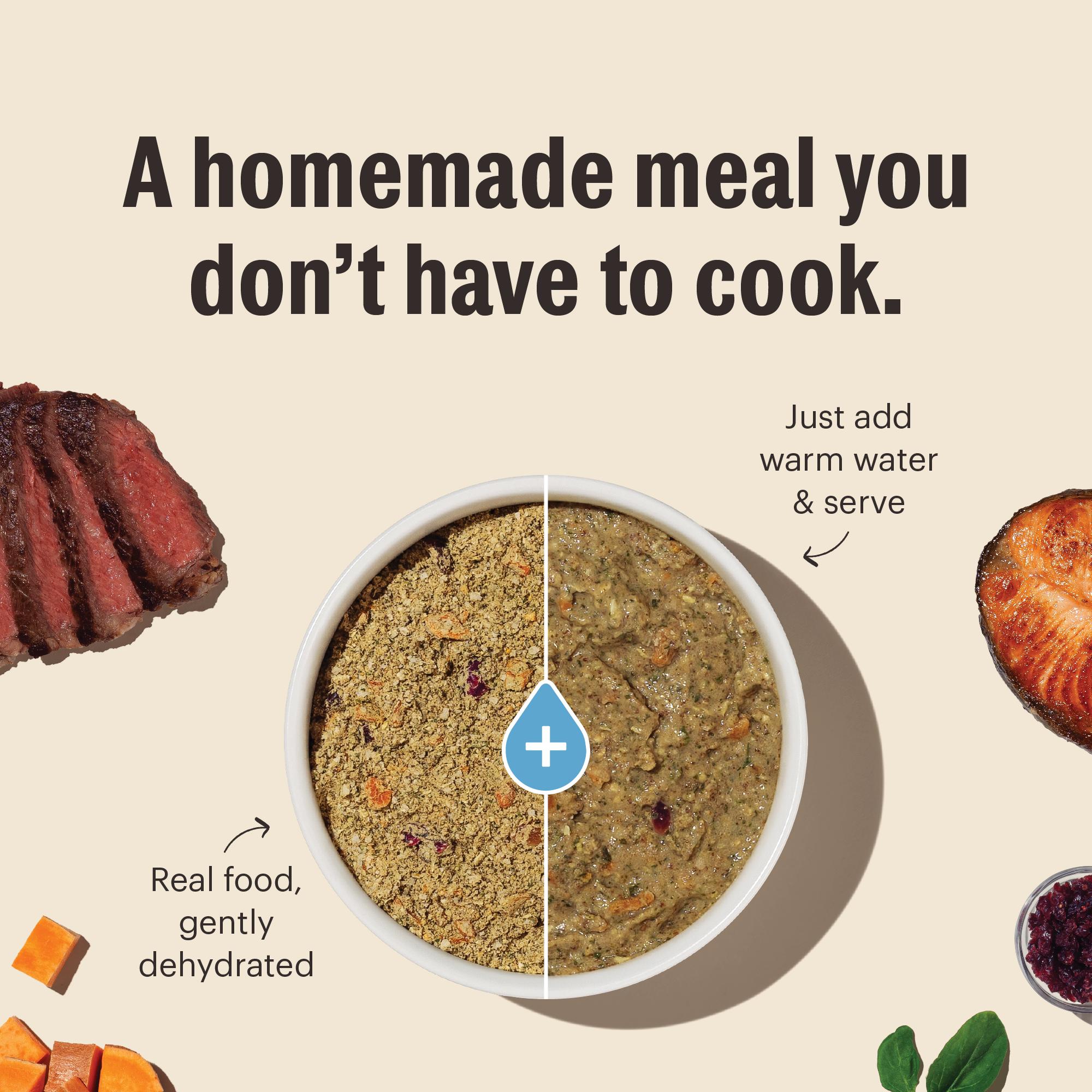 The Honest Kitchen Beef Grain-Free Dehydrated Dog Food, 4-lb