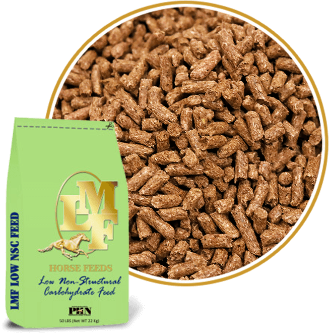 LMF Horse Feeds Low Non-Structural Carbohydrate Complete Horse Feed, 50-lb