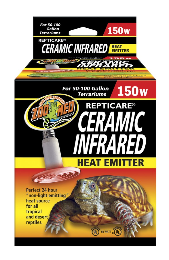Zoo Med Repticare Ceramic Infrared Reptile Heater, 150-watt