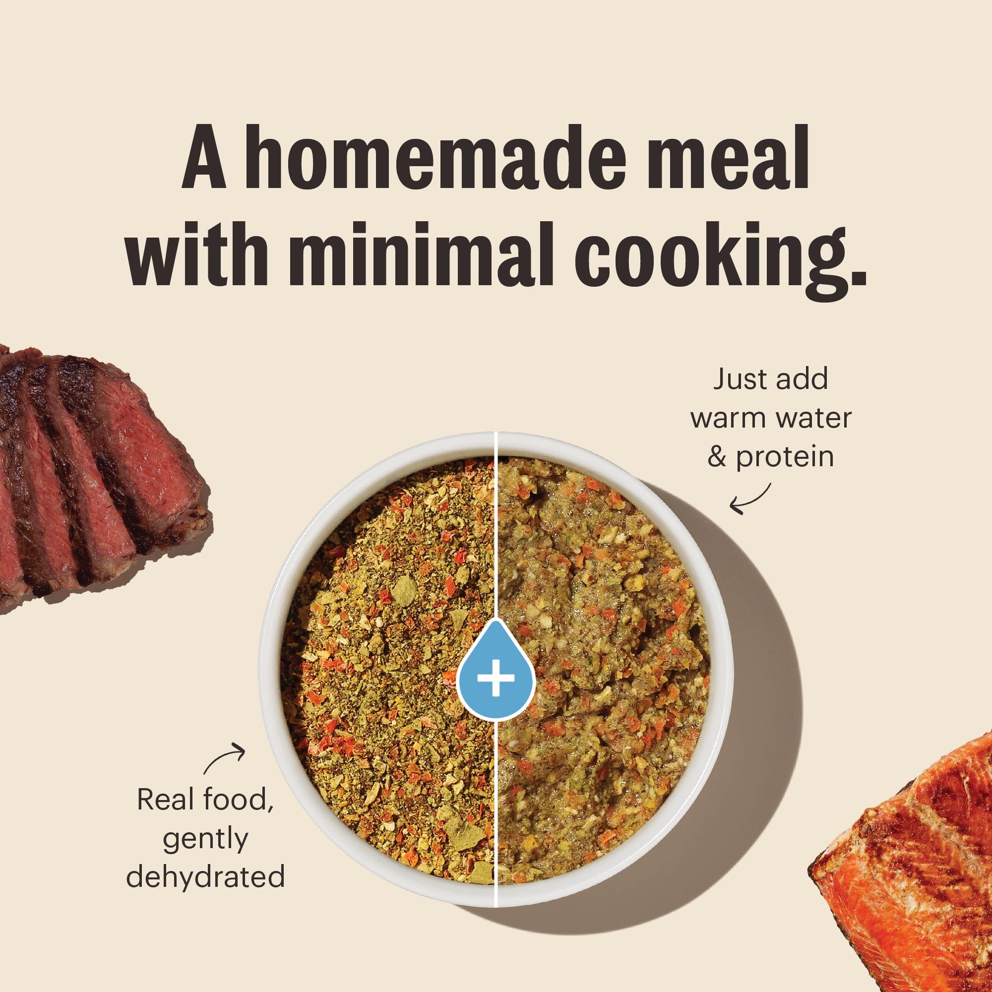 The Honest Kitchen Fruit & Veggie Base Mix Grain-Free Dehydrated Dog Food, 7-lb