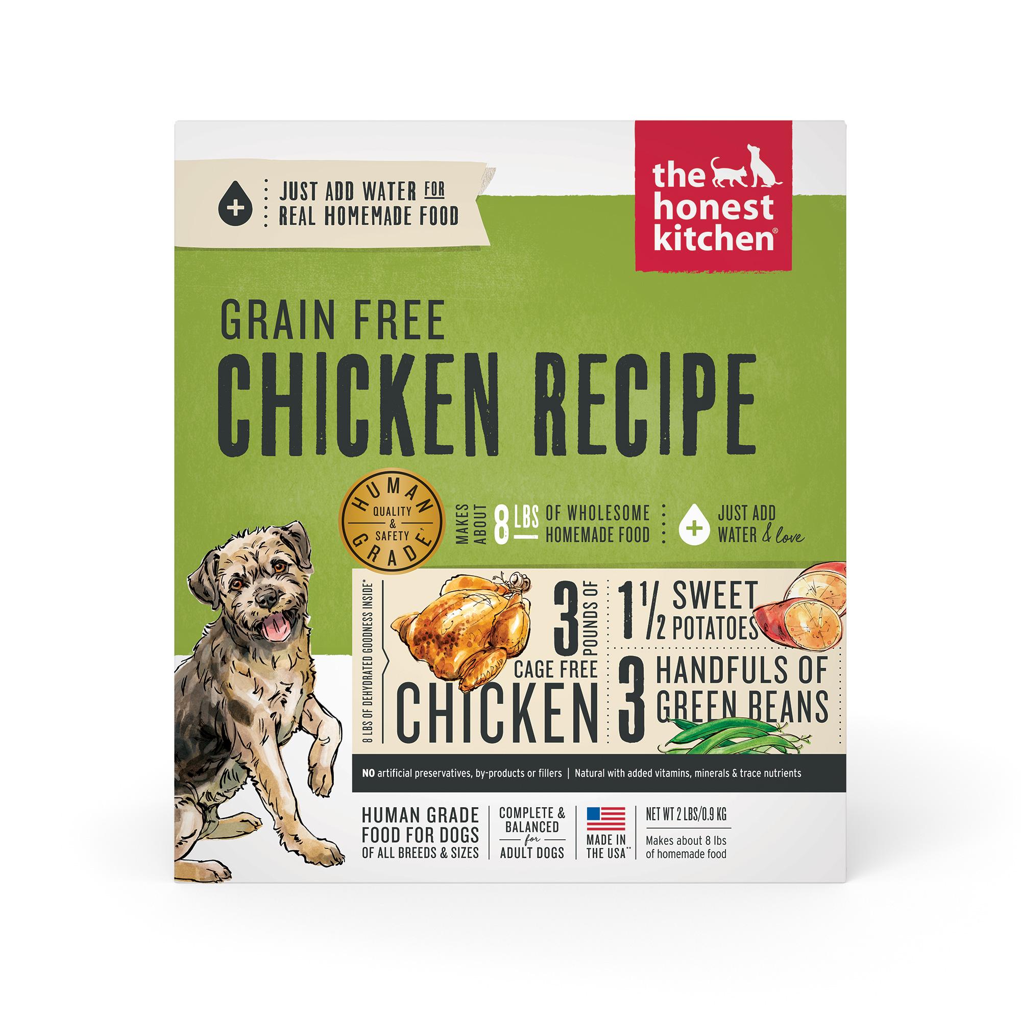 The Honest Kitchen Chicken Grain-Free Dehydrated Dog Food, 2-lb