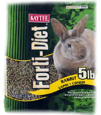 Kaytee Forti-Diet Rabbit Food, 5-lb (Size: 5-lb)