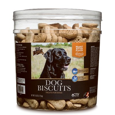 Pet Expert Peanut Butter Biscuit Dog Treats, 6-lb (Size: 6-lb)