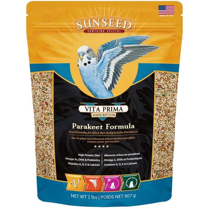 Sunseed Vita Prima Parakeet Food, 2-lb