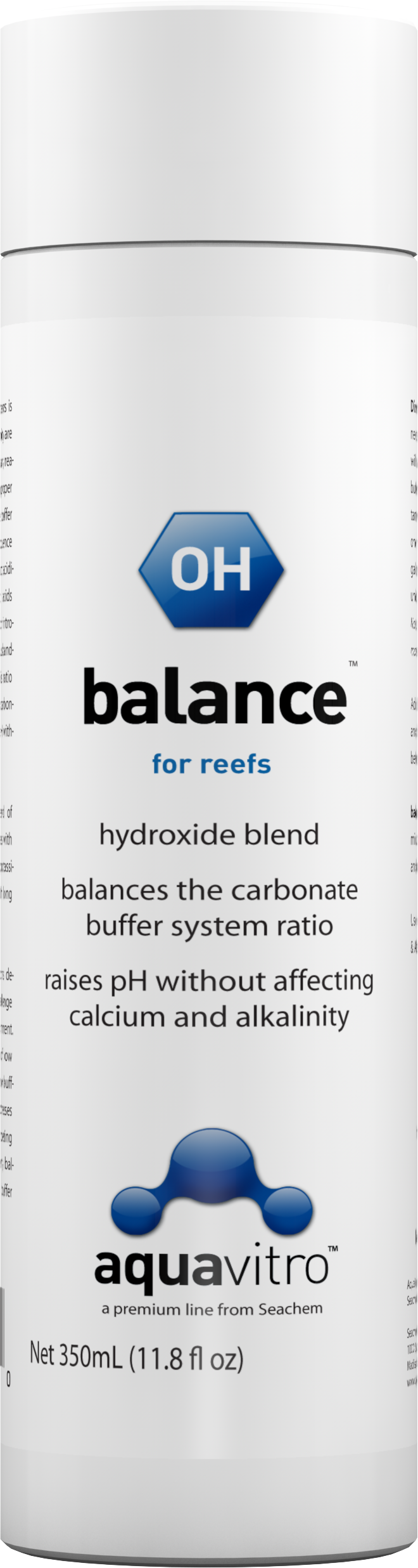 Aquavitro Balance, Carbonate Buffer Balancer for Reef Systems, 11.8-oz Bottle