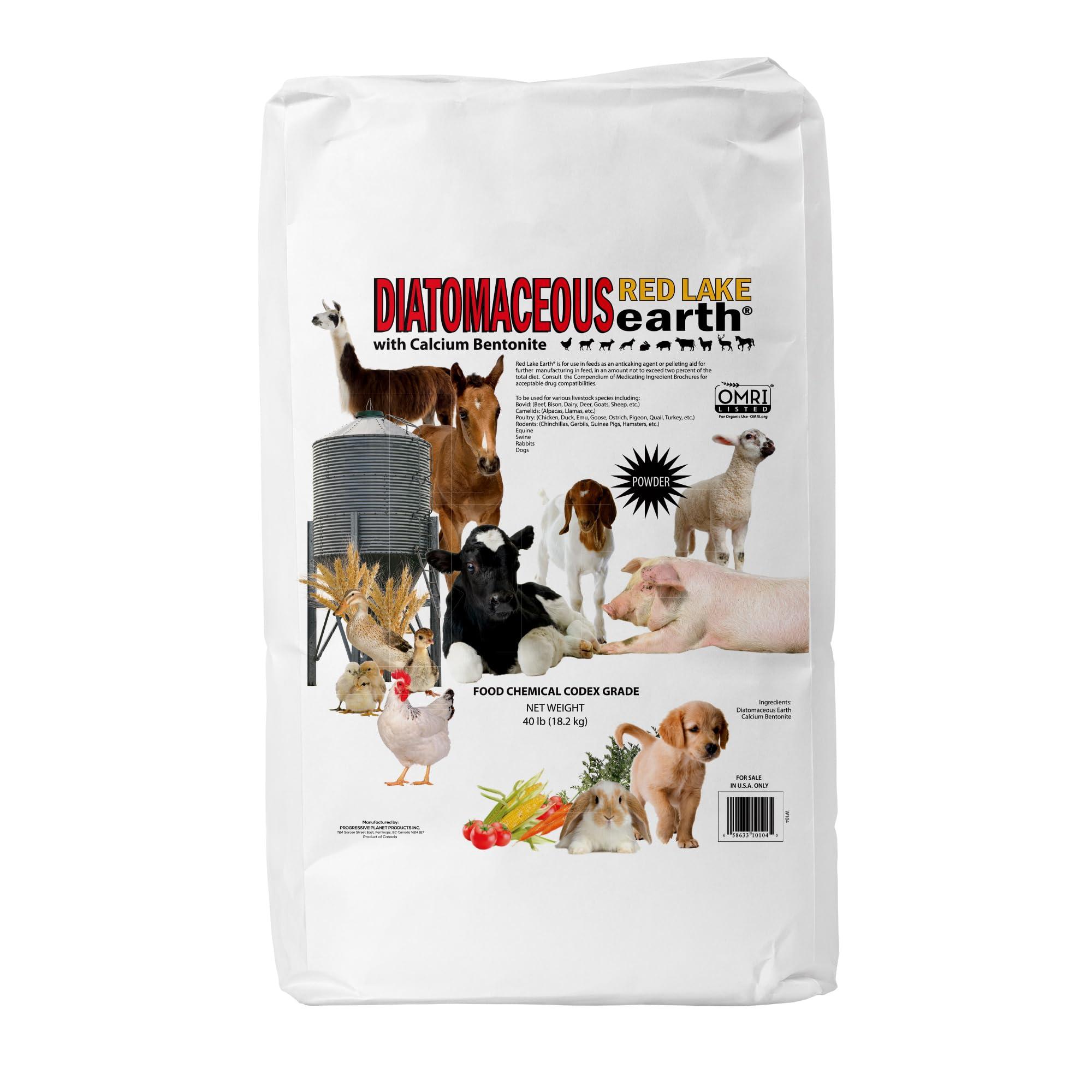 Red Lake Earth Diatomaceous Earth for Livestock, 40-lb