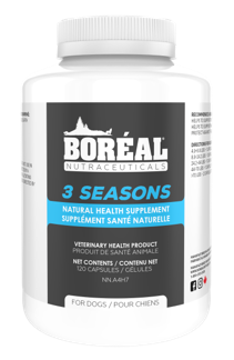 Boreal Nutraceuticals 3 Seasons, Natural Anti-Flea & Tick Supplement for Dogs