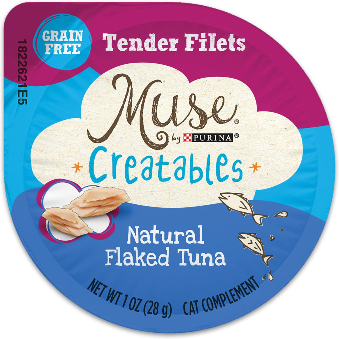 Purina Muse Creatables Tender Filets Natural Flaked Tuna Wet Cat Treats