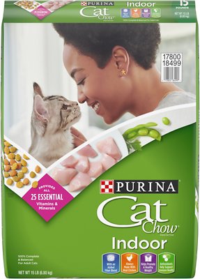 Cat Chow Indoor Dry Cat Food, 15-lb