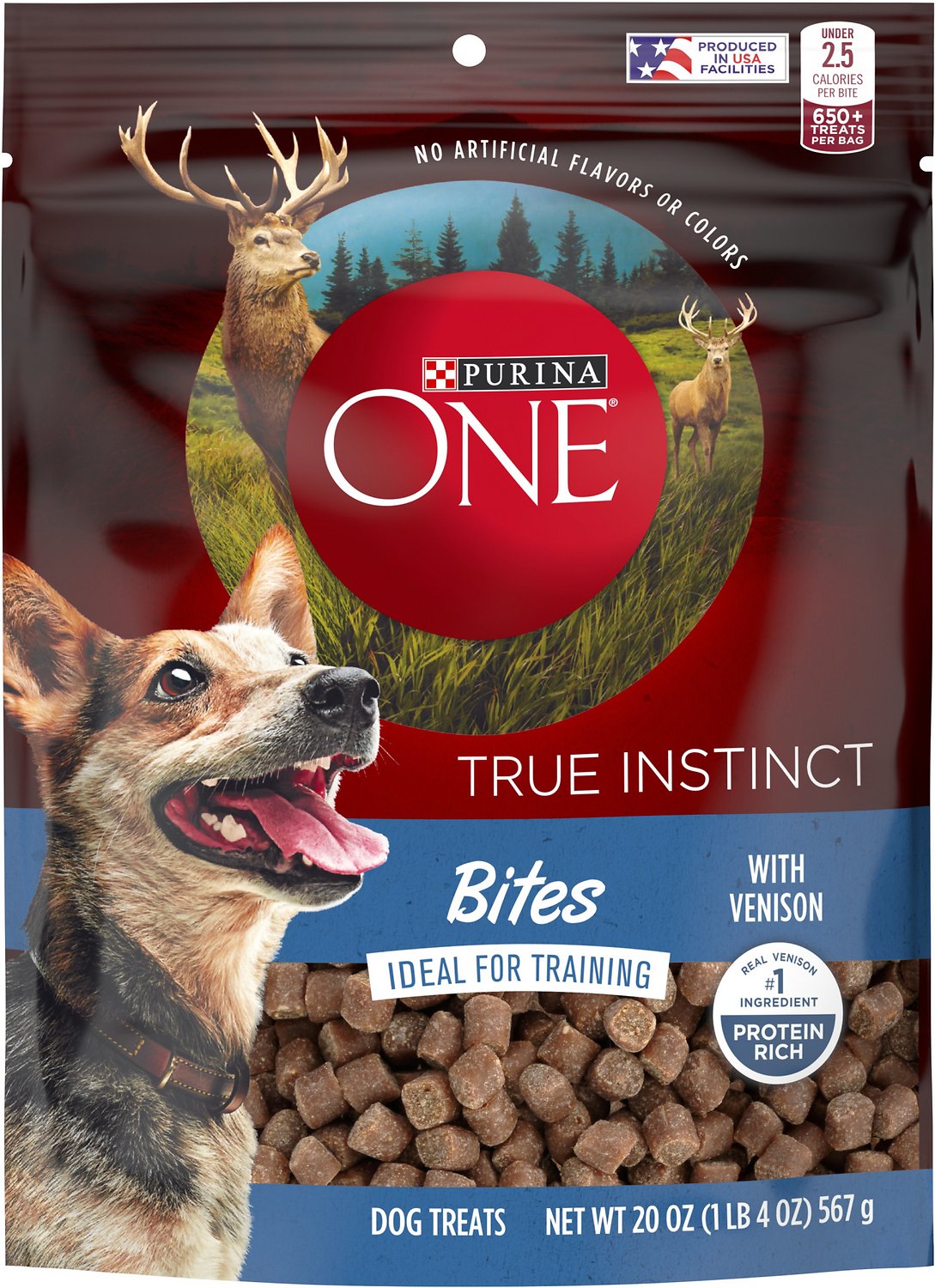 Purina ONE True Instinct Bites with Venison Dog Treats