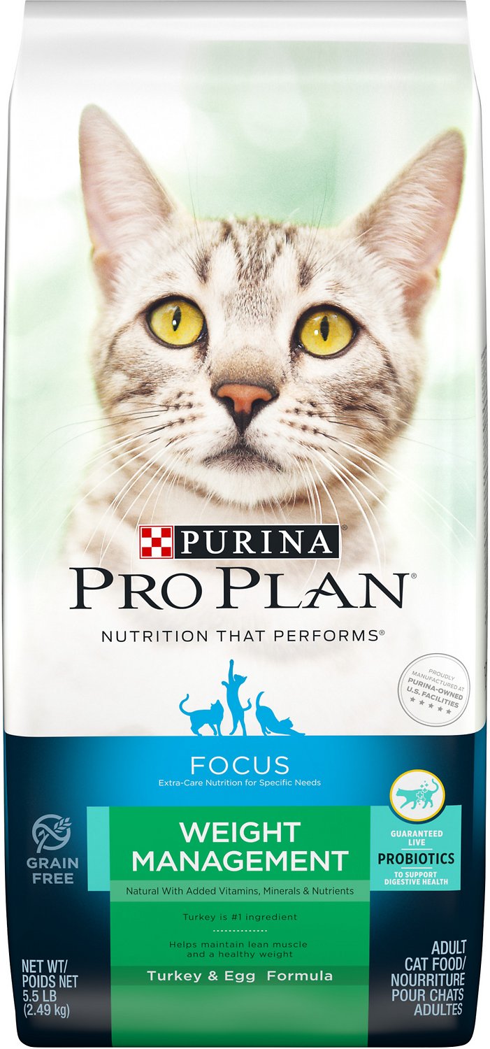 Purina Pro Plan Focus Weight Management Natural Turkey & Egg Formula Dry Cat Food