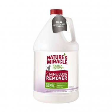 Nature's Miracle Dog Stain & Odor Remover Dog Spray, Lavender, 128-oz bottle