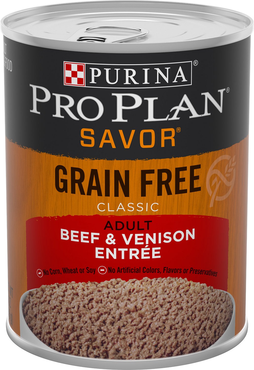 Purina Pro Plan Savor Classic Beef & Venison Entree Grain-Free Canned Dog Food