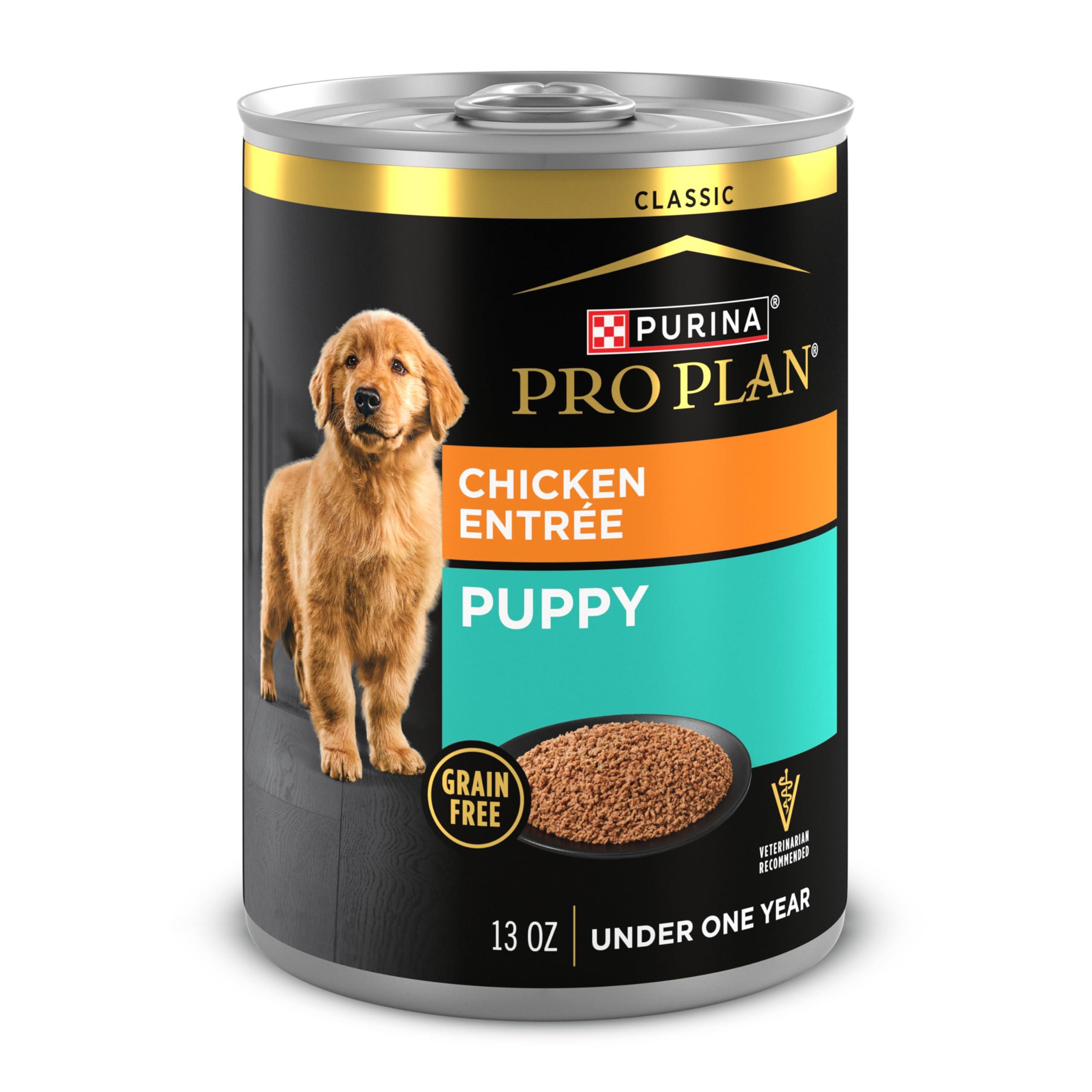 Purina Pro Plan Chicken Entrée Puppy Grain-Free Wet Dog Food Can