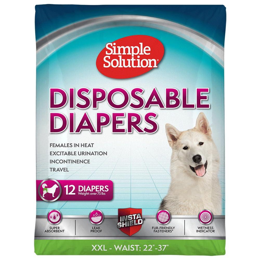 Simple Solution 12 Disposable Diapers, XX-Large
