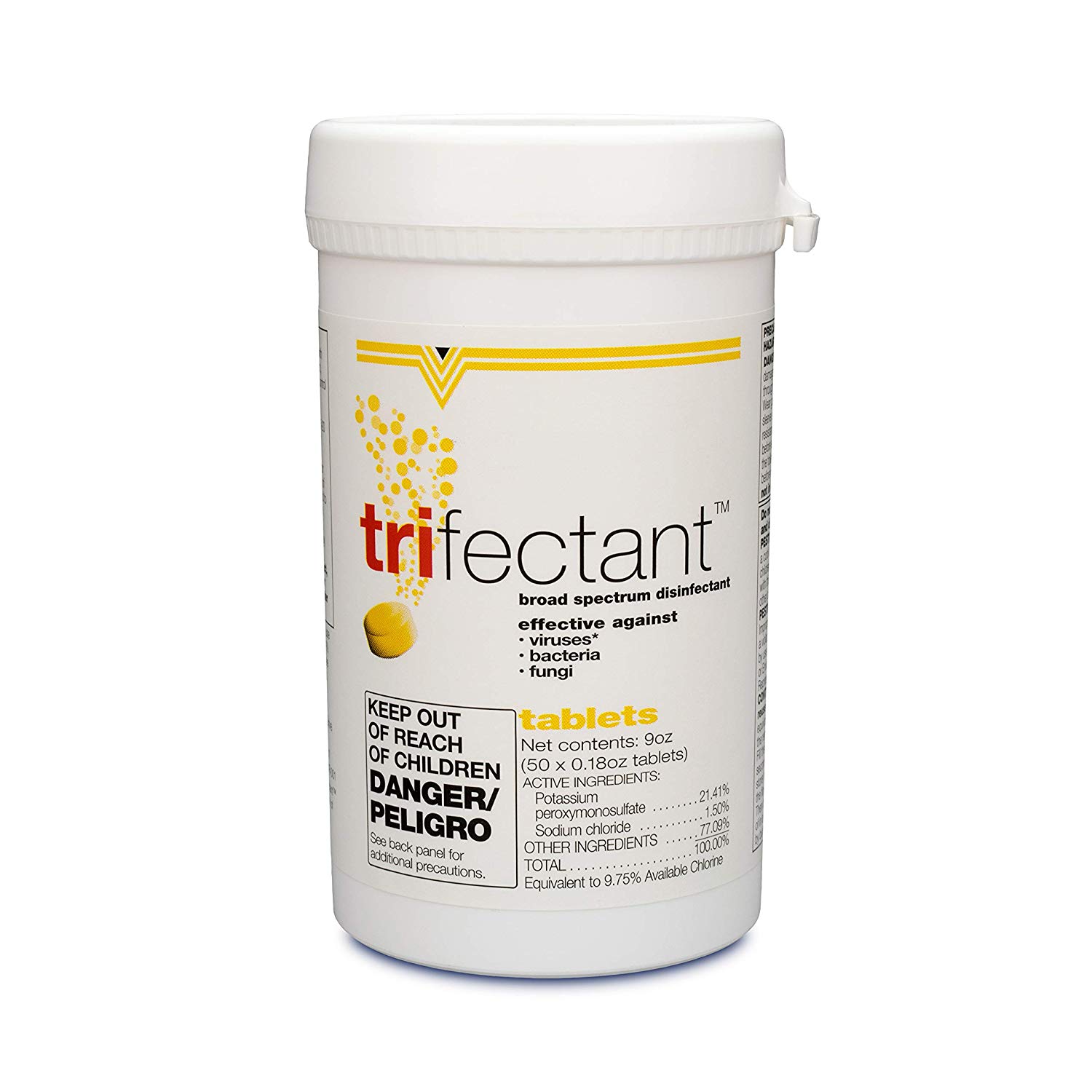 Tomlyn Trifectant Disinfectant Tablet, 50-count (**)