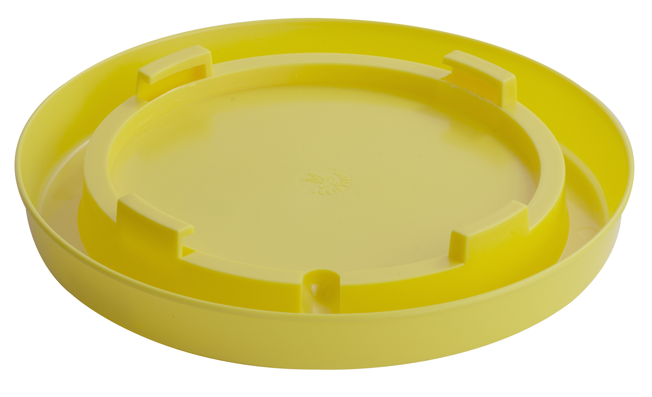 Miller Little Giant Nesting Style Poultry Waterer Base, Yellow, 1-gallon