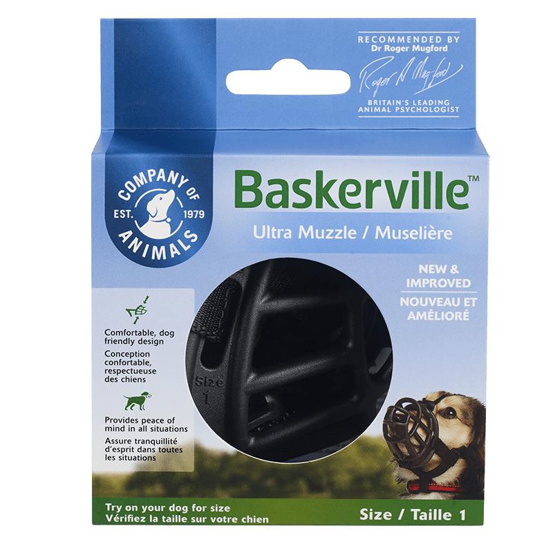 Baskerville Ultra Dog Muzzle, Black, 1