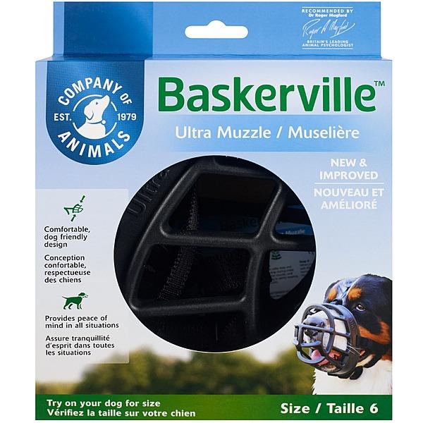 Baskerville Ultra Dog Muzzle, Black, 6