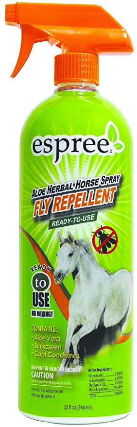 Espree Aloe Herbal Ready-To-Use Horse Fly Repellent, 32-oz (Size: 32-oz)