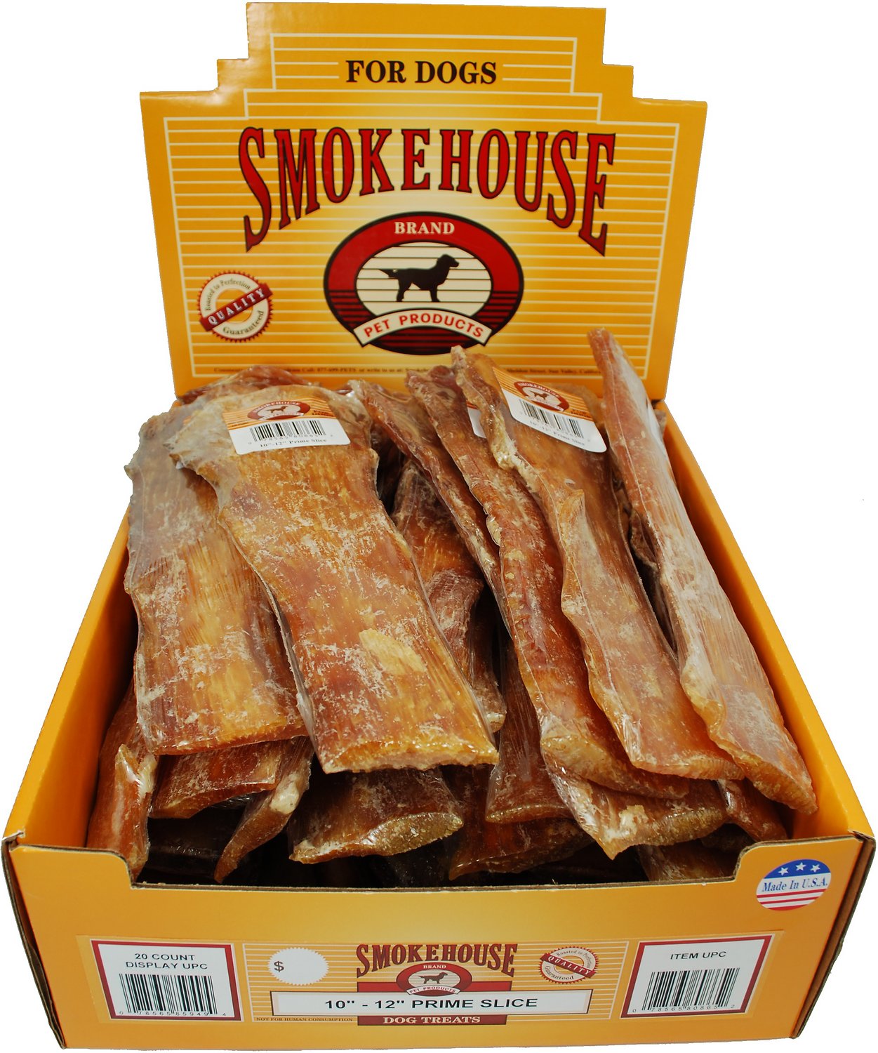 Smokehouse USA 10-12" Prime Slices Dog Treats, 20-count