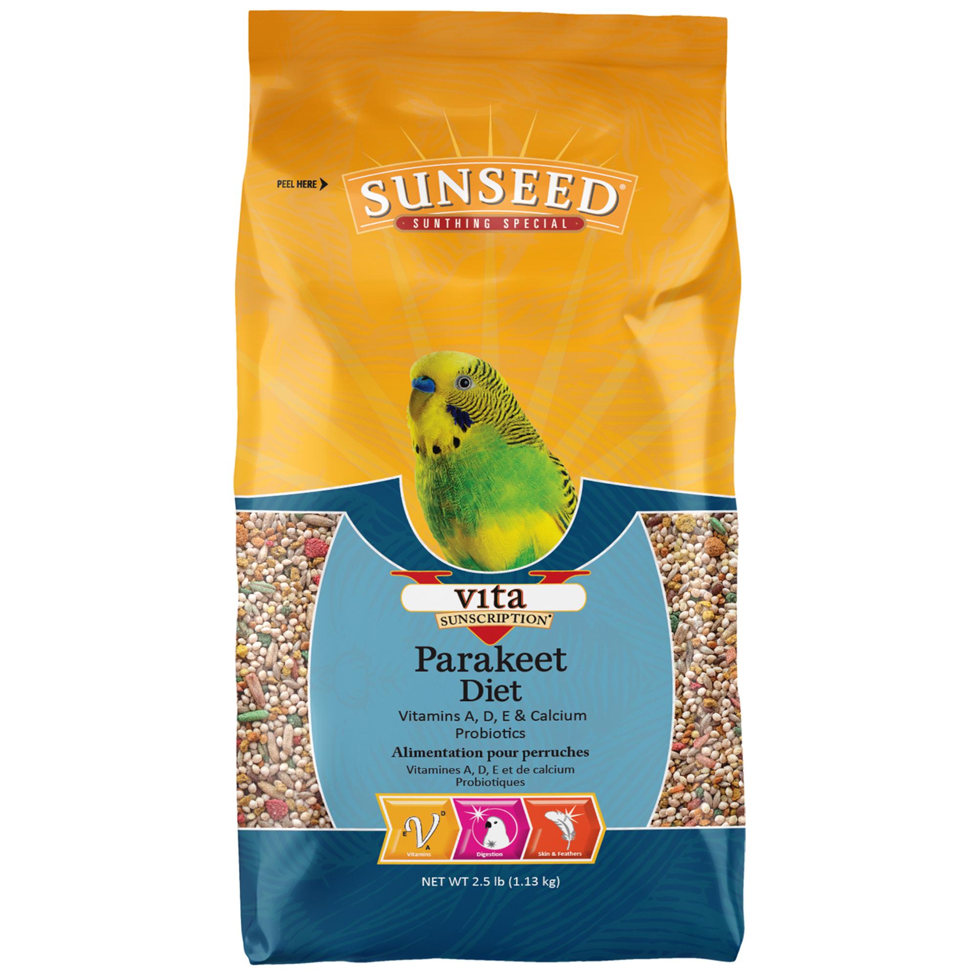 Sunseed Vita Sunscription Parakeet Food, 2.5-lb