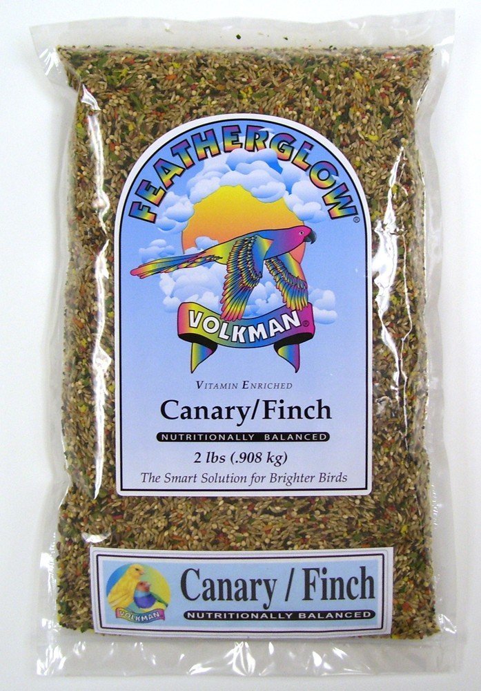 Volkman Featherglow Canary & Finch Food, 2-lb