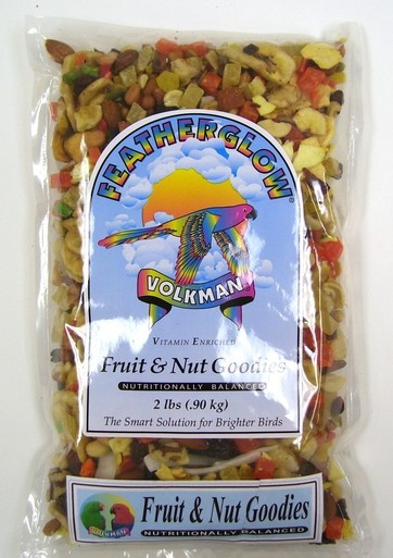 Volkman Featherglow Fancy Fruit & Nut Goodies Bird Food, 2-lb