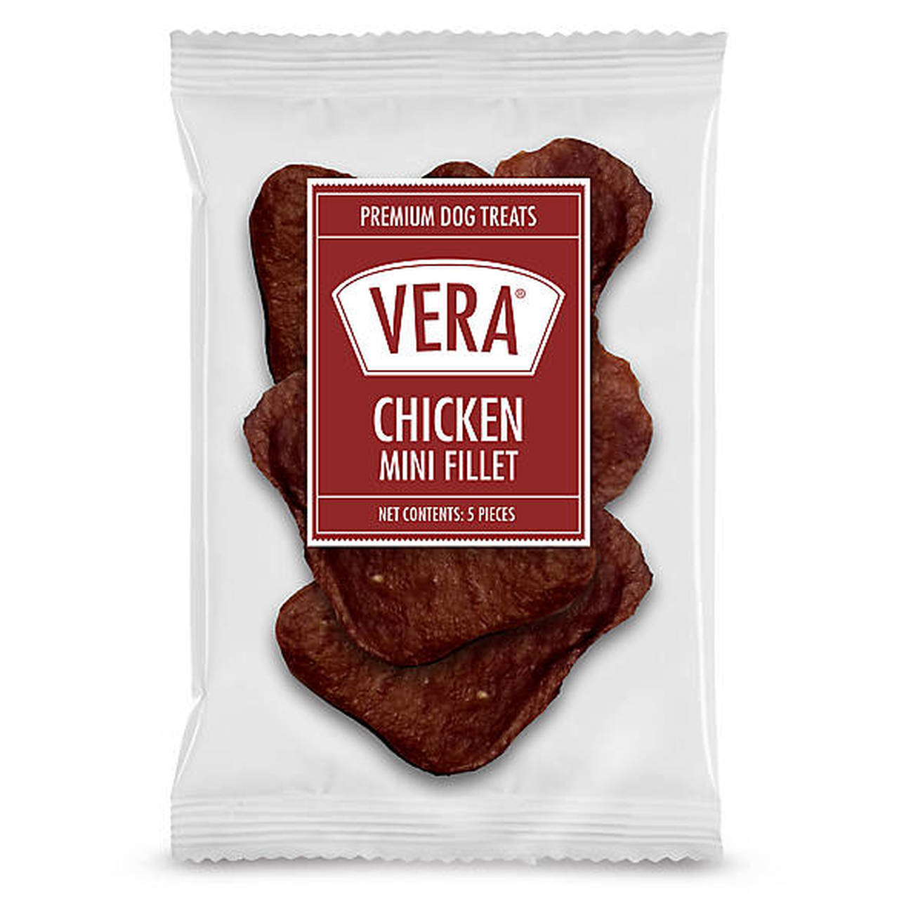 VERA Premium Chicken Fillet Adult Dog Treats, 2.5-oz